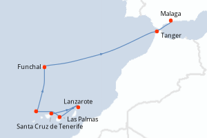 Itinéraire : Europe du Nord & Atlantique NE
