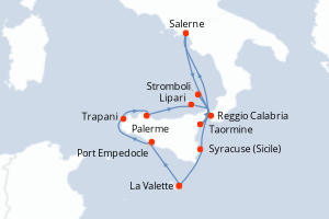 Itinéraire : Méditerranée & mers adjacentes