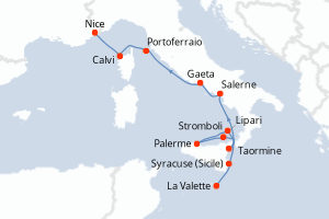 Itinéraire : Méditerranée & mers adjacentes