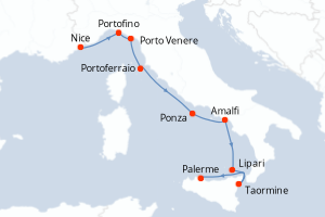 Itinéraire : Méditerranée & mers adjacentes