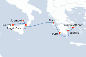 Itinéraire : Méditerranée & mers adjacentes