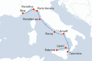 Itinéraire : Méditerranée & mers adjacentes