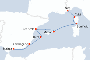 Itinéraire : Méditerranée & mers adjacentes