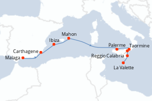 Itinéraire : Méditerranée & mers adjacentes