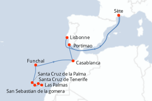 Itinéraire : Europe du Nord & Atlantique NE