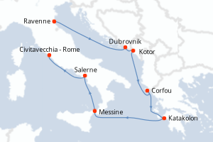 Itinéraire : Méditerranée & mers adjacentes