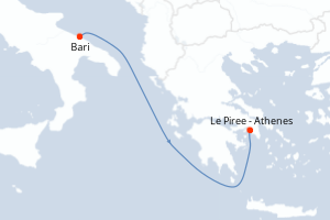 Itinéraire : Méditerranée & mers adjacentes