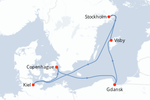 Itinéraire : Europe du Nord & Atlantique NE