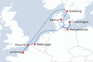 Itinéraire : Europe du Nord & Atlantique NE