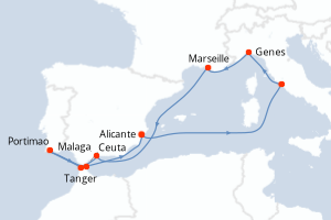 Itinéraire : Méditerranée & mers adjacentes