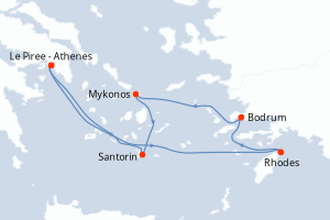 Itinéraire : Méditerranée & mers adjacentes