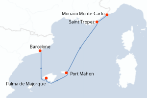 Itinéraire : Méditerranée & mers adjacentes