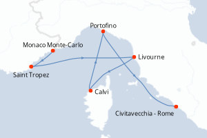 Itinéraire : Méditerranée & mers adjacentes