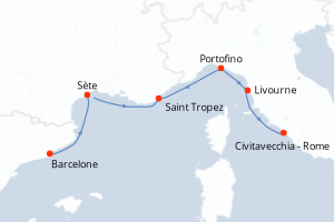 Itinéraire : Méditerranée & mers adjacentes