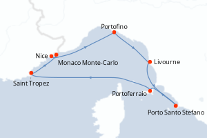 Itinéraire : Méditerranée & mers adjacentes