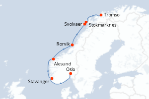 Itinéraire : Europe du Nord & Atlantique NE