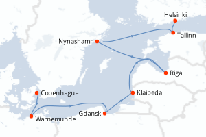 Itinéraire : Europe du Nord & Atlantique NE