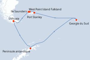 Itinéraire : Antarctique
