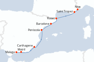 Itinéraire : Méditerranée & mers adjacentes