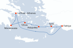 Itinéraire : Méditerranée & mers adjacentes