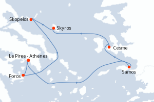 Itinéraire : Méditerranée & mers adjacentes