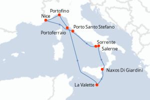 Itinéraire : Méditerranée & mers adjacentes