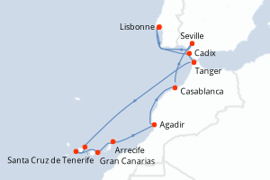 Itinéraire : Europe du Nord & Atlantique NE