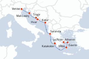 Itinéraire : Méditerranée & mers adjacentes