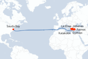 Itinéraire : Méditerranée & mers adjacentes