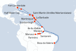 Itinéraire : Amériques