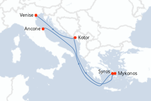 Itinéraire : Méditerranée & mers adjacentes