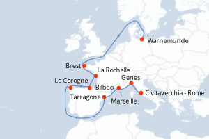 Itinéraire : Méditerranée & mers adjacentes