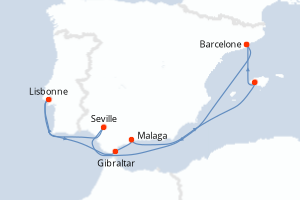 Itinéraire : Méditerranée & mers adjacentes