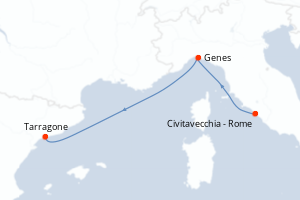 Itinéraire : Méditerranée & mers adjacentes