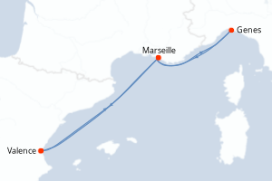 Itinéraire : Méditerranée & mers adjacentes