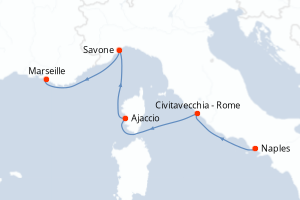 Itinéraire : Méditerranée & mers adjacentes