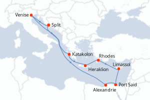 Itinéraire : Méditerranée & mers adjacentes