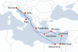 Itinéraire : Méditerranée & mers adjacentes
