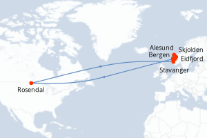 Itinéraire : Europe du Nord & Atlantique NE