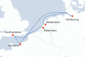 Itinéraire : Europe du Nord & Atlantique NE
