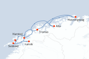 Itinéraire : Europe du Nord & Atlantique NE