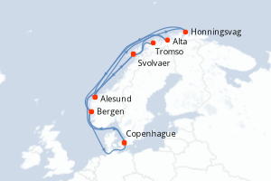 Itinéraire : Europe du Nord & Atlantique NE
