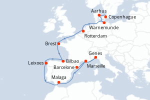 Itinéraire : Méditerranée & mers adjacentes