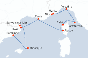 Itinéraire : Méditerranée & mers adjacentes