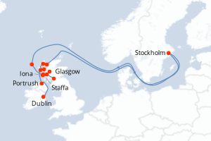 Itinéraire : Europe du Nord & Atlantique NE