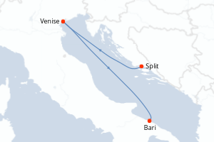 Itinéraire : Méditerranée & mers adjacentes