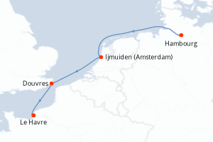 Itinéraire : Europe du Nord & Atlantique NE