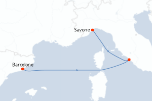 Itinéraire : Méditerranée & mers adjacentes