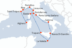 Itinéraire : Méditerranée & mers adjacentes