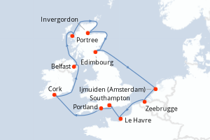 Itinéraire : Europe du Nord & Atlantique NE